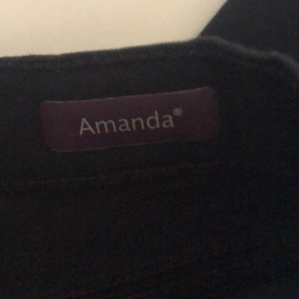 Gloria Vanderbilt Amanda Black Jeans - Size 10 - Picture 4 of 4